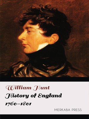 cover image of History of England 1760-1801